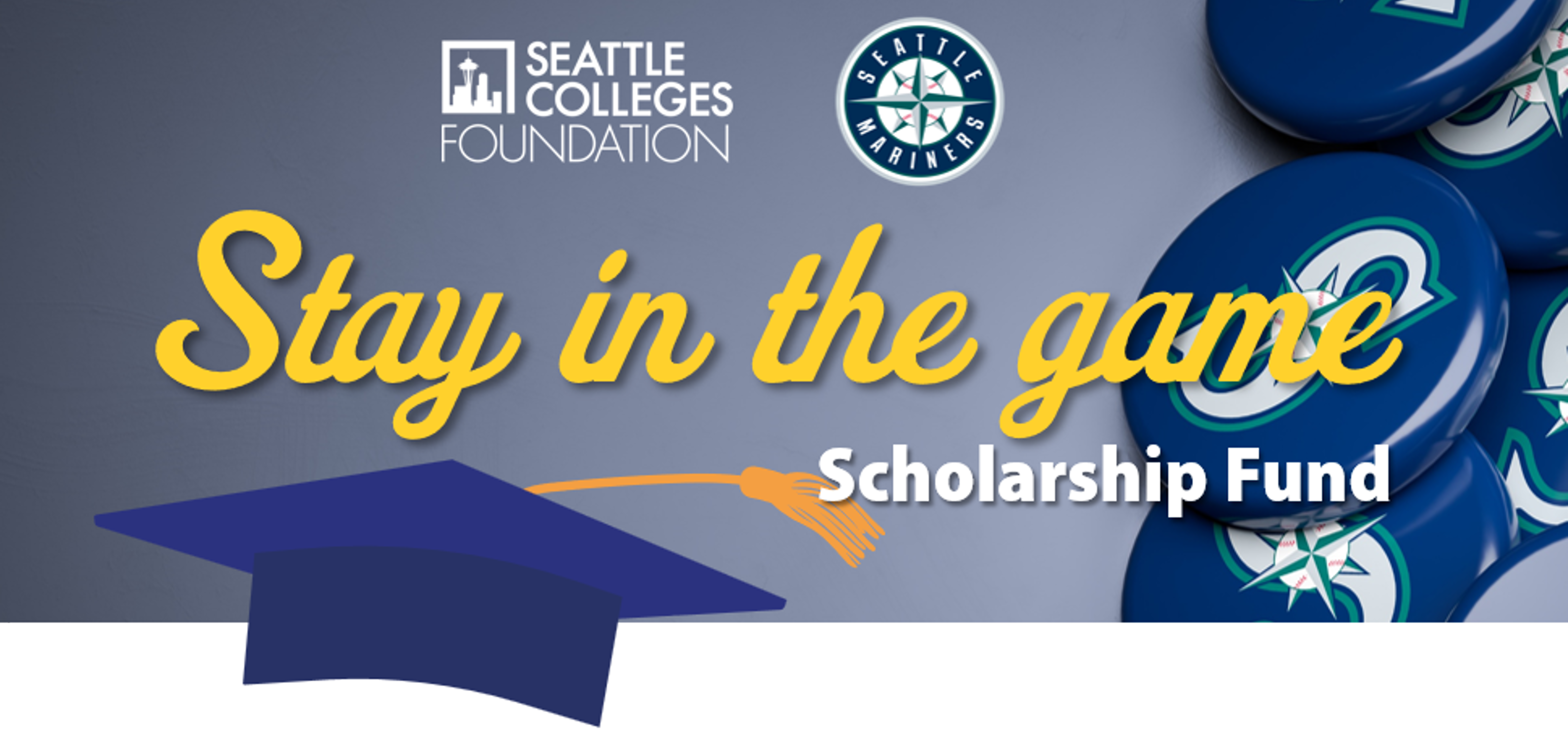 Stay in the Game scholarships graphic