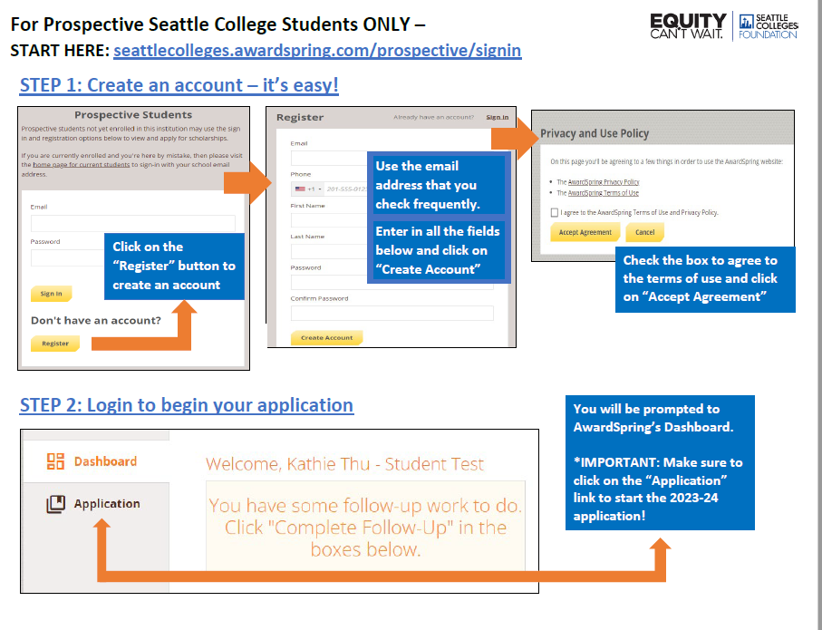 Prospective Student Login